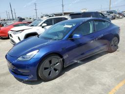 TESLA MODEL 3 2022 blue  electric 5YJ3E1EA8NF304384 photo #2