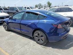 TESLA MODEL 3 2022 blue  electric 5YJ3E1EA8NF304384 photo #3