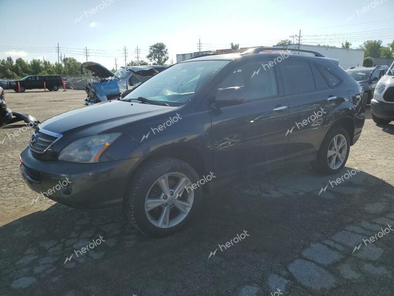 LEXUS RX 400H 2008 charcoal  hybrid engine JTJHW31U082047059 photo #1