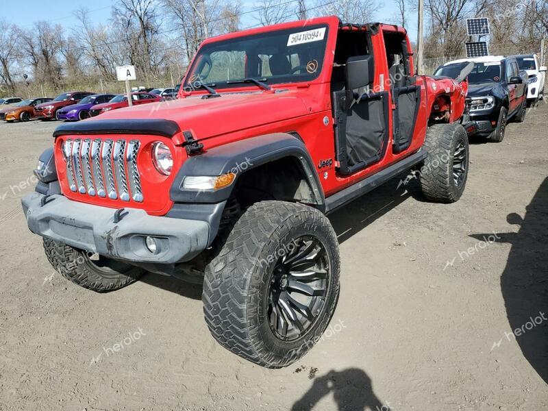 JEEP GLADIATOR 2020 red  gas 1C6HJTAG1LL192410 photo #1