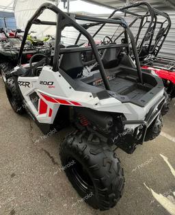 POLARIS RZR 200 EF 2022 white  gas L6KHCB183NS005172 photo #4