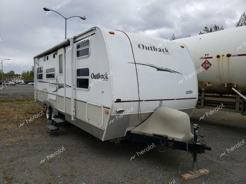 KEYSTONE OUTBACK 2008 white   4YDT26K268B450452 photo #1