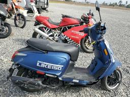 KYMCO USA INC LIKE 150 2022 blue  gas LC2DBJ142NC100283 photo #2