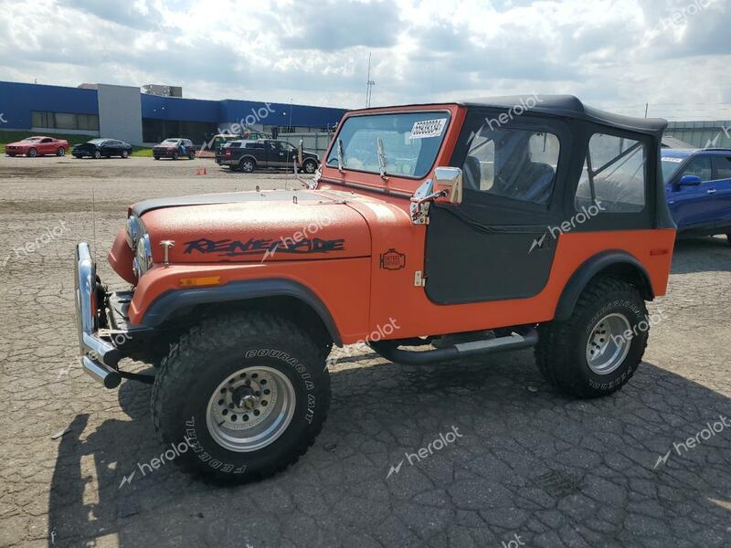 JEEP CJ-7 1980 orange   J0D93AC029820 photo #1