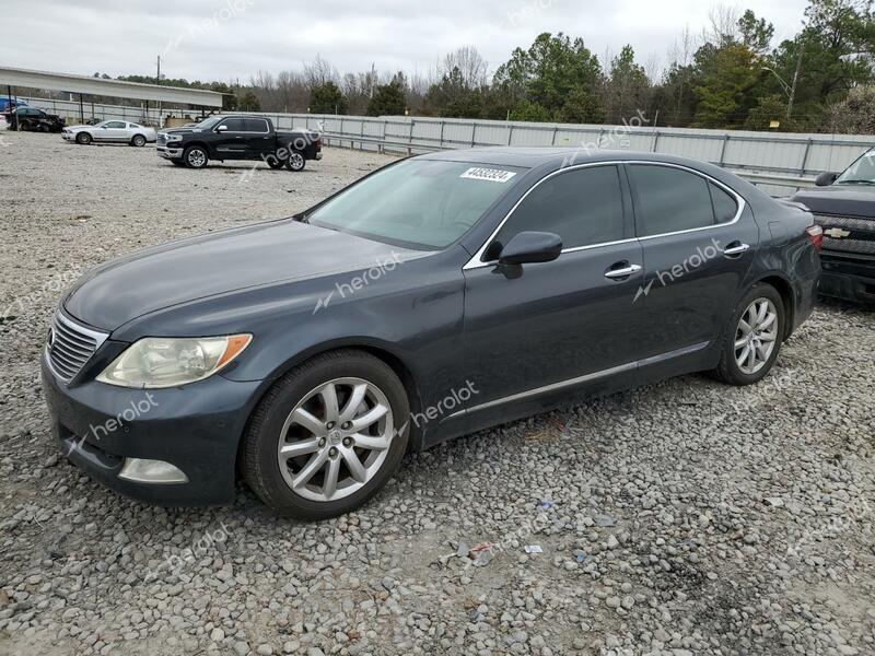 LEXUS LS 460 2007 gray  gas JTHBL46F975003803 photo #1