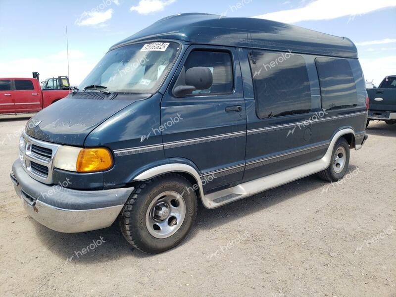 DODGE RAM VAN B1 1999 gray cargo va gas 2B6HB11Z5XK565129 photo #1