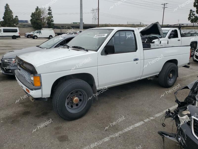 NISSAN D21 LONG B 1986 white pickup gas JN6HD12H8GW002101 photo #1