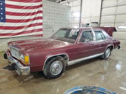 FORD LTD CROWN 1986 burgundy  gas 2FABP43F7GX115885 photo #2