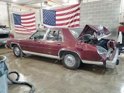 FORD LTD CROWN 1986 burgundy  gas 2FABP43F7GX115885 photo #3