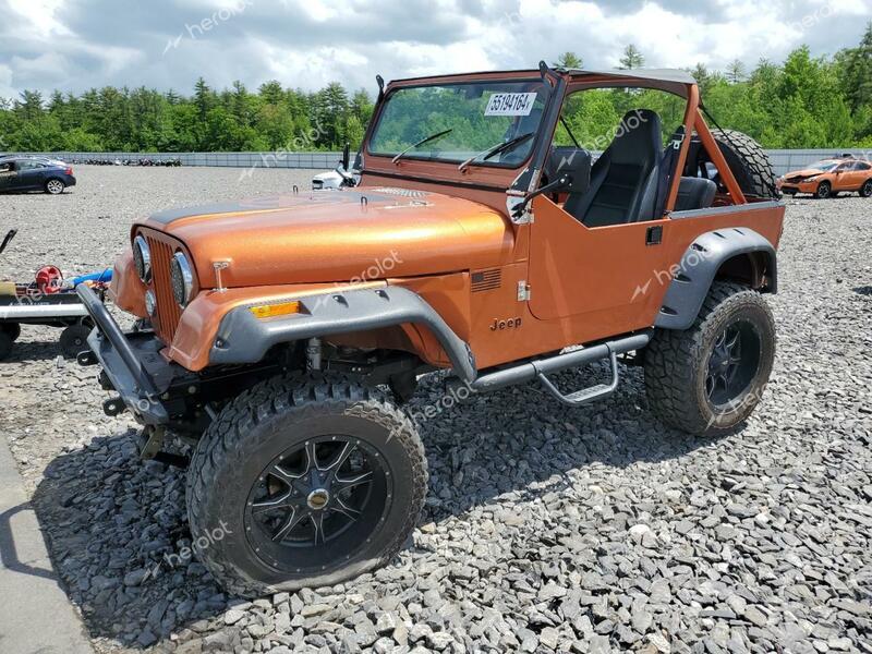 JEEP JEEP CJ7 1981 orange  gas 1JCCM87A8BT005817 photo #1