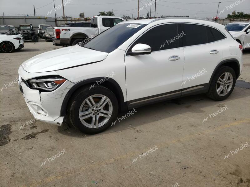 MERCEDES-BENZ GLA 250 2021 white  gas W1N4N4GB1MJ123378 photo #1