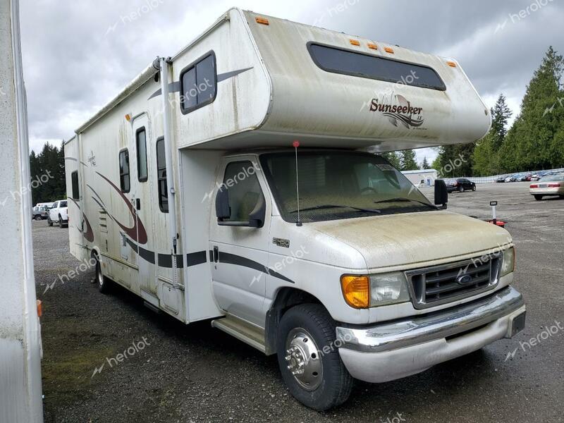 FRRV MOTORHOME 2004 white cutaway gas 1FDXE45S03HB89669 photo #1