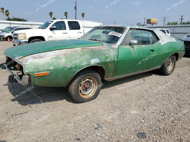 AMERICAN MOTORS JAVELIN 1973 green   A3E798H263338 photo #1