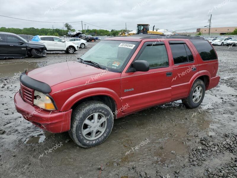 OLDSMOBILE BRAVADA 2000 red  gas 1GHDT13W5Y2170248 photo #1