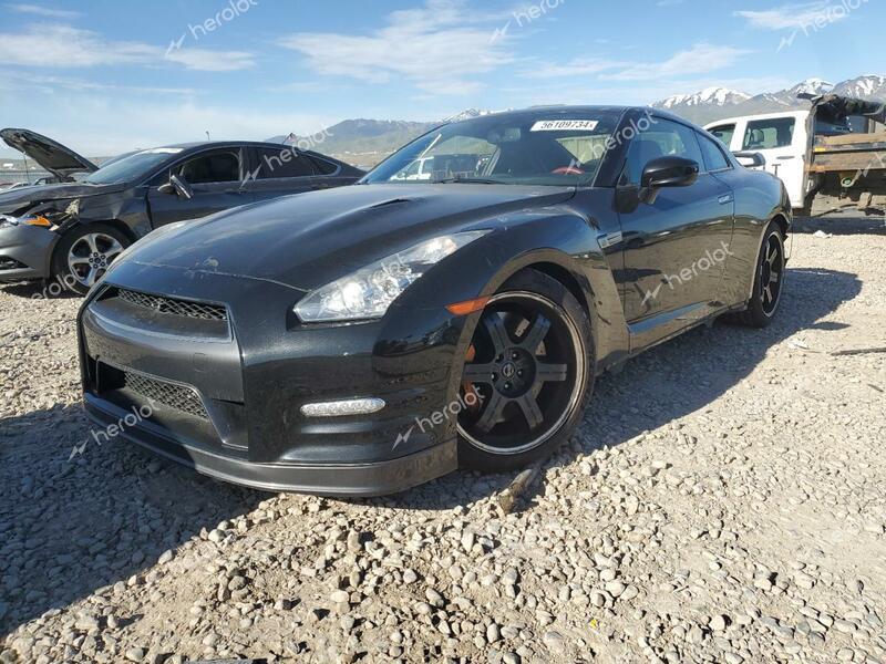 NISSAN GT-R PREMI 2014 black  gas JN1AR5EF6EM270308 photo #1