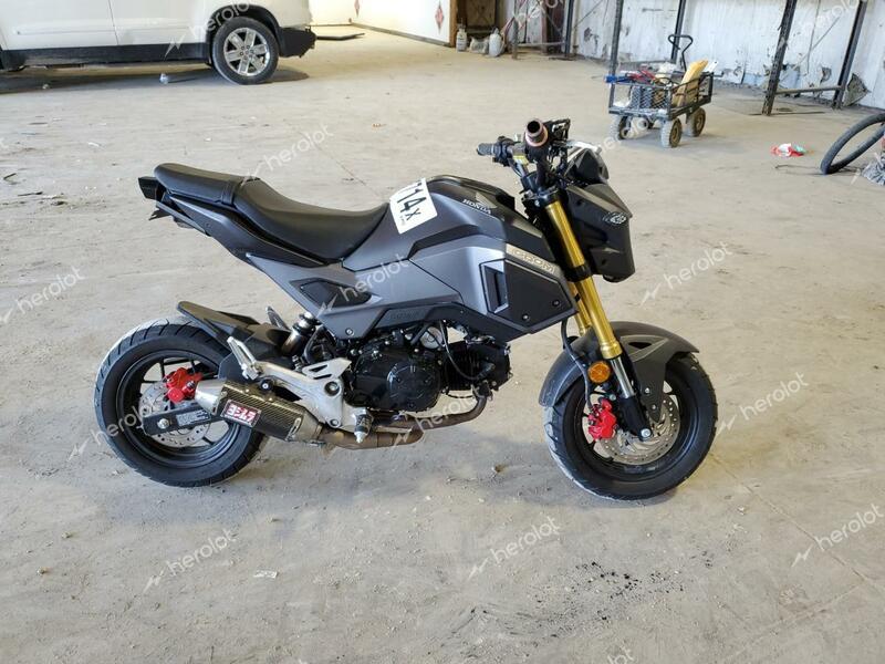 HONDA GROM 2018 black  gas MLHJC7510J5010227 photo #1