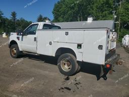 FORD F350 SUPER 2008 white chassis diesel 1FDWF37R78ED28525 photo #3