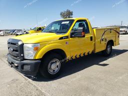 FORD F250 SUPER 2015 yellow pickup gas 1FDBF2A66FEB16008 photo #2