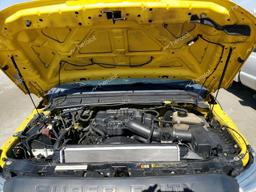 FORD F250 SUPER 2015 yellow pickup gas 1FDBF2A66FEB16008 photo #4