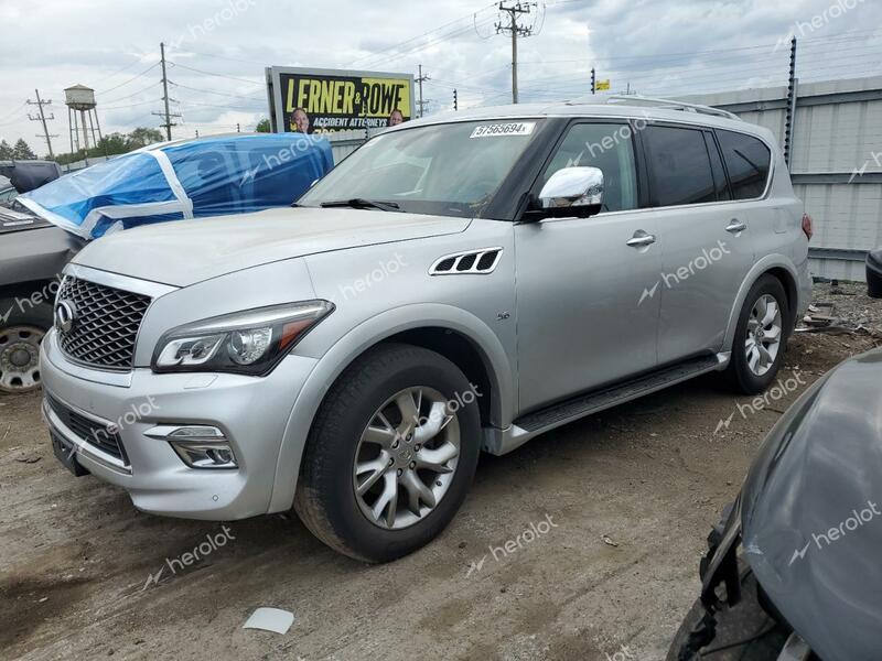 INFINITI QX80 2015 silver 4dr spor gas JN8AZ2NC3F9370697 photo #1