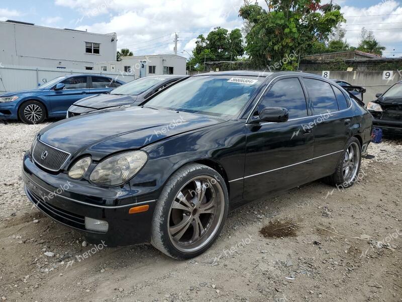 LEXUS GS 400 1998 black  gas JT8BH68X4W0010155 photo #1