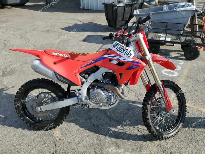 HONDA CRF450 2023 red  gas JH2PE103XPK400637 photo #1