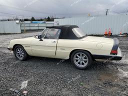 ALFA ROMEO SPIDER VEL 1987 beige  gas ZARBA5584H1048484 photo #3