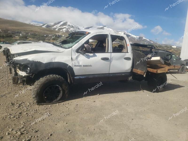 DODGE RAM 2500 S 2005 white crew pic diesel 3D6WS28C65G721905 photo #1