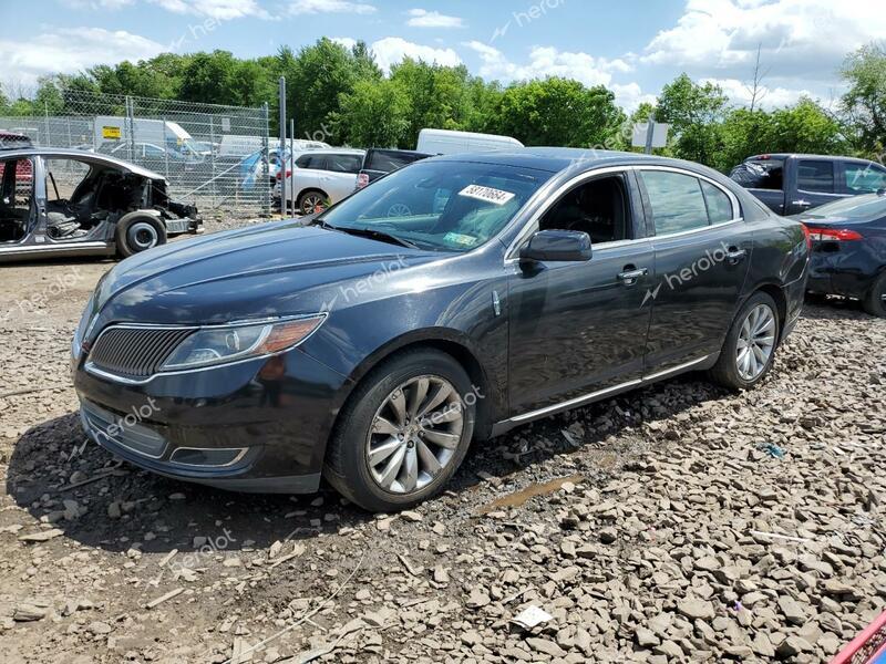 LINCOLN MKS 2013 black sedan 4d gas 1LNHL9DKXDG601435 photo #1