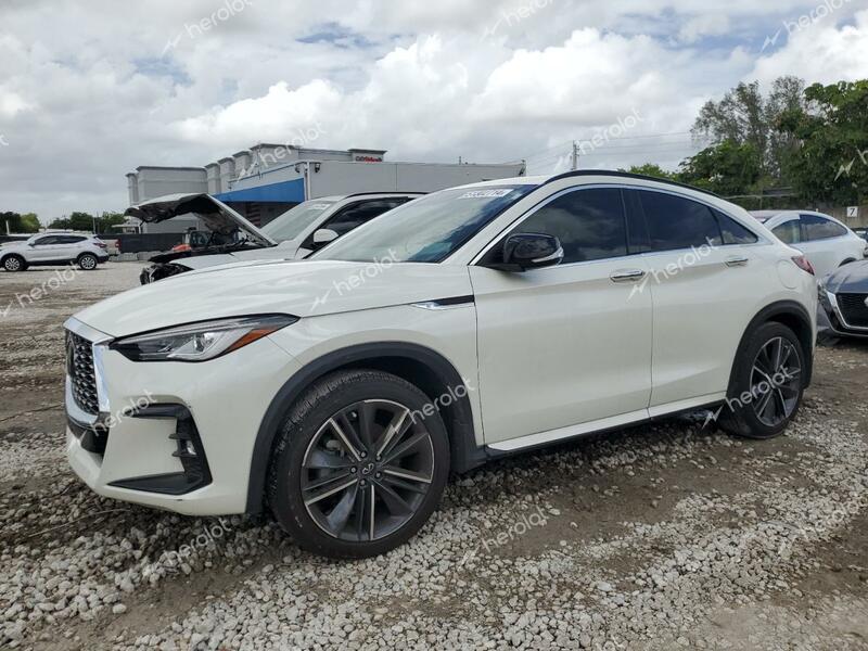 INFINITI QX55 LUXE 2023 white  gas 3PCAJ5JR5PF109318 photo #1