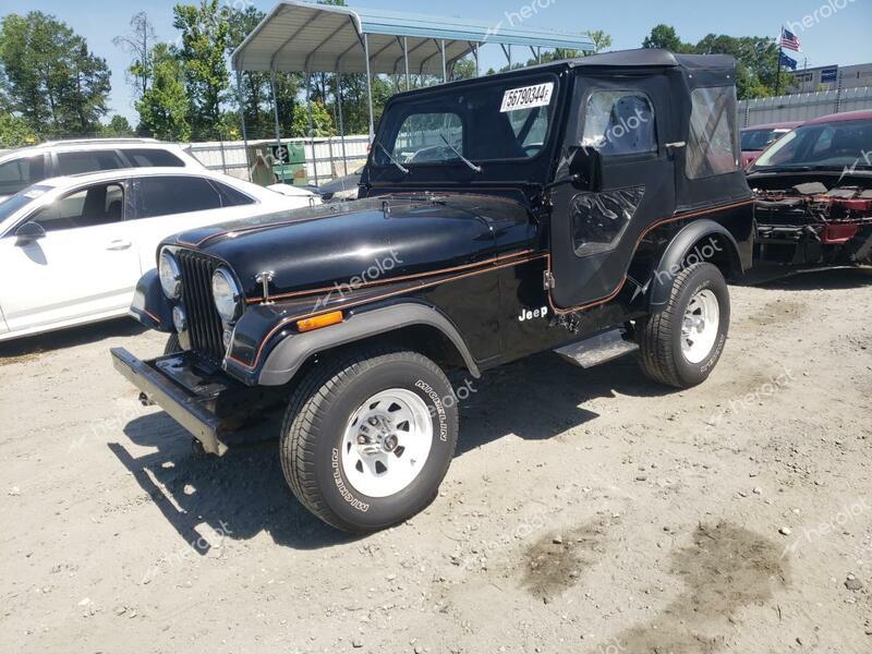 JEEP JEEP CJ5 1982 black utility gas 1JCBM85A2CT027683 photo #1