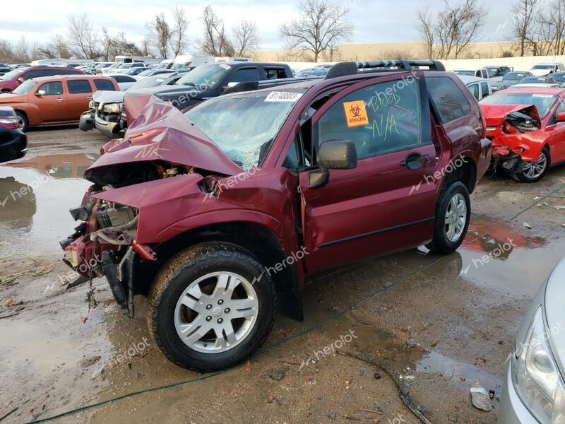 MITSUBISHI ENDEAVOR L 2005 burgundy  gas 4A4MN21S75E073254 photo #1