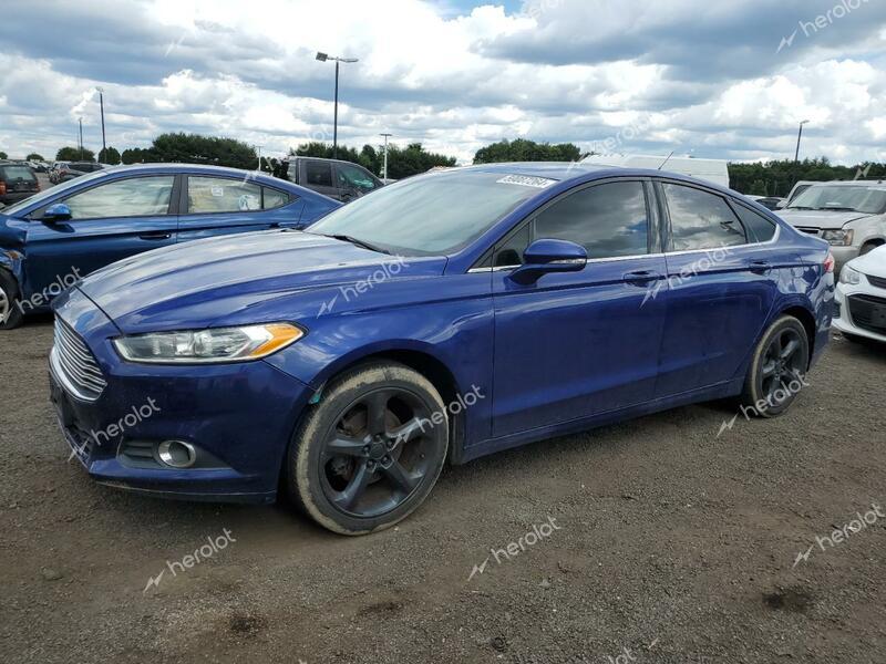 FORD FUSION SE 2016 blue sedan 4d gas 3FA6P0T96GR372734 photo #1