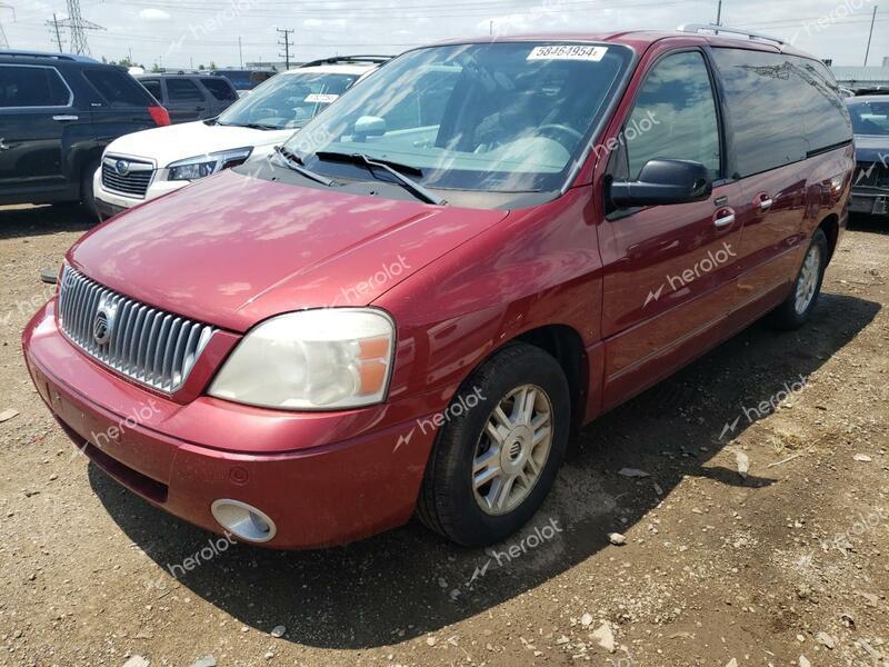 MERCURY MONTEREY 2004 red  gas 2MRDA20234BJ13048 photo #1