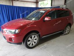 MITSUBISHI OUTLANDER 2011 red 4dr spor gas JA4JT3AW7BU042350 photo #2