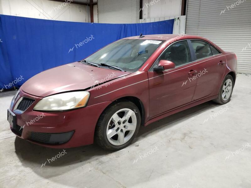 PONTIAC G6 2010 maroon sedan 4d flexible fuel 1G2ZA5E00A4159450 photo #1