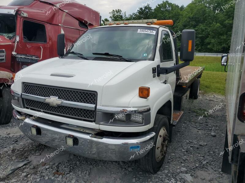 CHEVROLET C5500 C5C0 2007 white chassis diesel 1GBJ5C1297F410234 photo #1