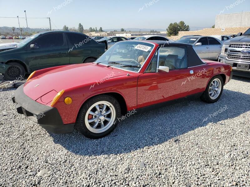 PORSCHE 914 1975 red   4752900124 photo #1