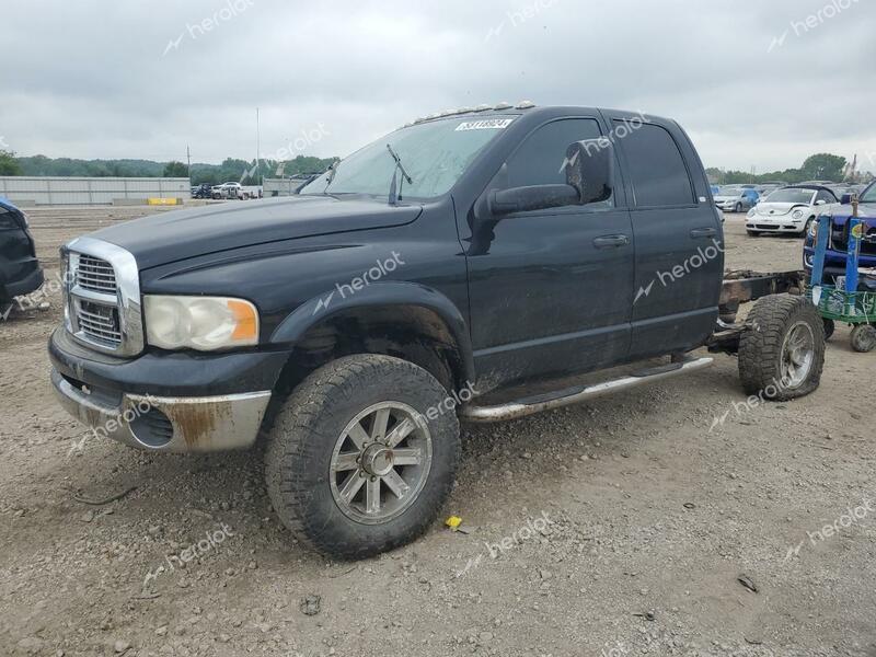 DODGE RAM 2500 S 2005 black crew pic diesel 3D7KS28CX5G736191 photo #1