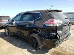 NISSAN ROGUE S 2016 black  gas 5N1AT2MVXGC877113 photo #3