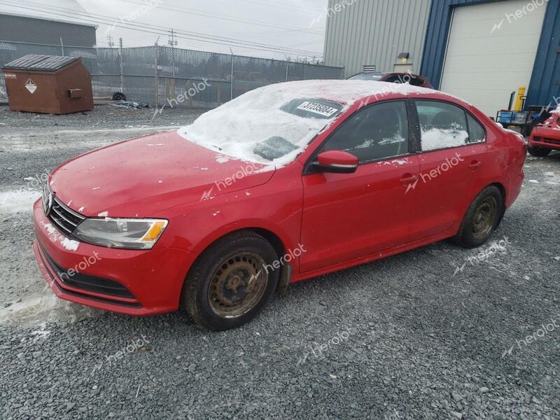 VOLKSWAGEN JETTA S 2016 red  gas 3VW167AJ8GM409547 photo #1