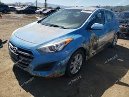 HYUNDAI ELANTRA GT 2016 two tone hatchbac gas KMHD35LH8GU305445 photo #2