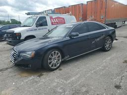 AUDI A8 QUATTRO 2014 blue  gas WAUAGAFD7EN003632 photo #2