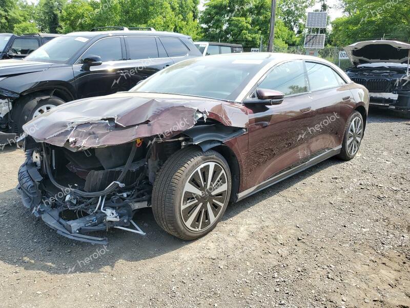 LUCID MOTORS AIR TOURIN 2023 burgundy  electric 50EA1TEA2PA005639 photo #1