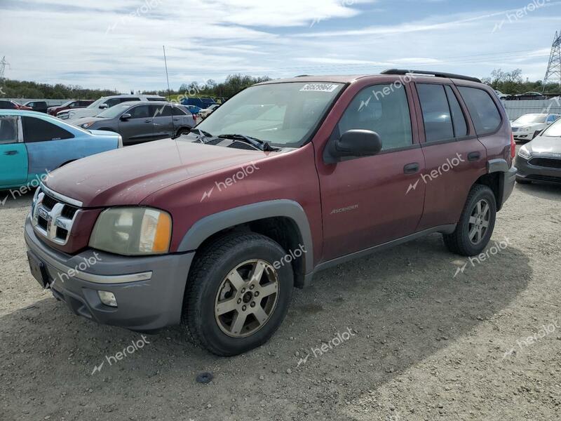 ISUZU ASCENDER S 2005 burgundy  gas 4NUDT13SX52704170 photo #1