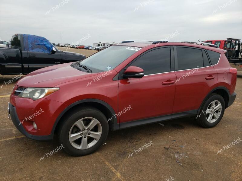 TOYOTA RAV4 XLE 2013 red 4dr spor gas JTMWFREV3DD013938 photo #1