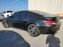 BMW M6 2006 black  gas WBSEH93456B797059 photo #3