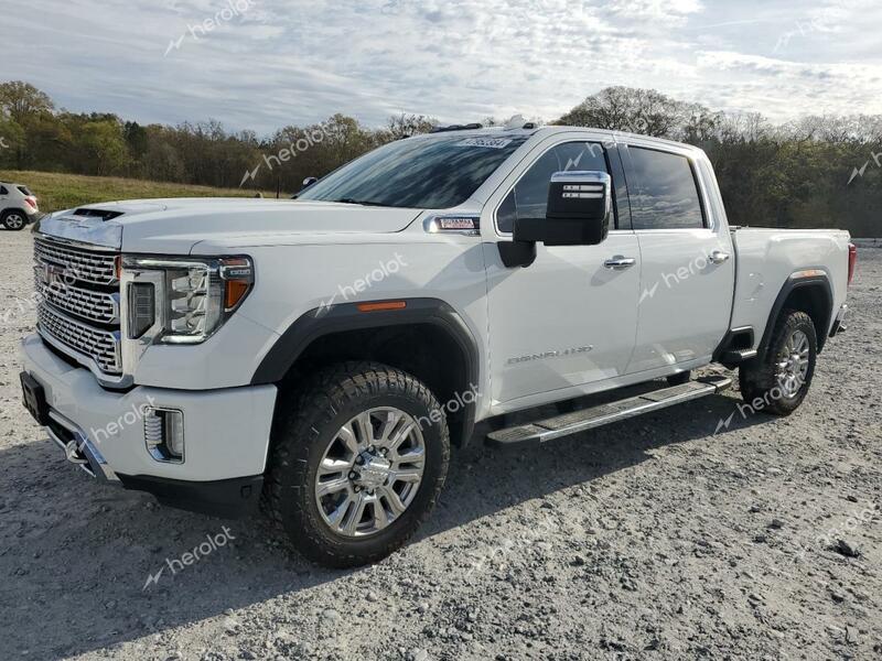 GMC SIERRA K25 2021 white  diesel 1GT49REY9MF135636 photo #1