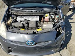 TOYOTA PRIUS 2011 charcoal  hybrid engine JTDKN3DU5B5321174 photo #4