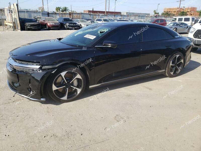 LUCID MOTORS AIR PURE 2023 black  electric 50EA1PFA9PA008477 photo #1